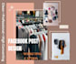 do design professional facebook posts with marketing caption
