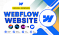 build responsive webflow website, landing page with animation, figma to webflow