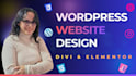 design a professional website using divi or elementor