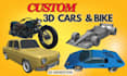 create 3d car model, car design cgi car, car modelling, car wrap design 3d boat