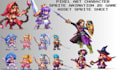 create pixel art character sprite animation 2d game asset sprite sheet rpg maker