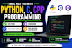 debug and fix python c and cpp code
