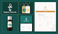 create luxury minimalist business card with gold foil