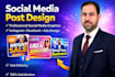 professional social media post design