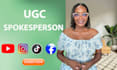 create a natural ugc spokesperson video content for any platform