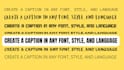 add an attractive, simple, or dynamic caption to your video