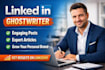 write linkedin posts and articles professionally