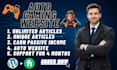 design a responsive autopilot and an auto gaming blog on wordpress