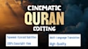 edit cinematic quran videos for youtube, reels and tiktok