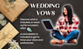 write your personalized wedding speech or vows