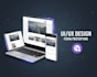 design a high converting figma landing page or UI UX website