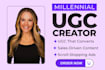 create female 40 plus content specializing in ugc video ads