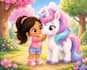 create cute childrens book style ai illustrations
