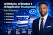 develop website, mobile application, software developer