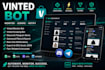 do custom vinted bot, discord vinted bot, vinted scraping bot vinted monitor bot
