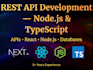 develop secure and scalable rest apis with node js