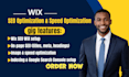 optimize your wix website, on page SEO  optimization, website speed optimization
