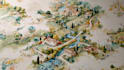 do custom watercolor wedding map