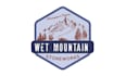 design mountain background logo with clothing theme