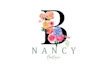 design flower letter logo