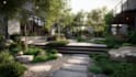 design realistic landscape and hardscape renders