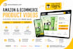 create amazon product video, shoppable video and ecommerce product ad