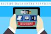do any type of receipt data entry and data extraction