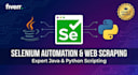do selenium automation testing with java or python for web scripting