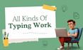 do all your typing, retyping work in 24 hours