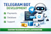 develop a custom telegram bot using python