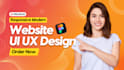 website ui ux design, figma website design, website design figma