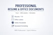 create professional resume, CV and office documents