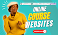 setup custom learnworlds, podia, thinkific, and teachable online course website