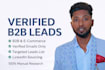 provide verified b2b leads with email validation