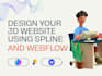 develop and design webflow website, figma to website, website expert