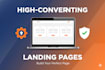 design a high converting landing page and web app UI