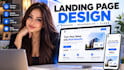 design a high converting landing page and web app UI for you