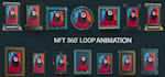 make 3d nft card animation video