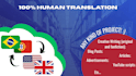 translate your personal writing project