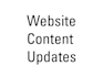 update and adjust content on your existing website