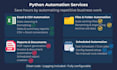 build custom python automation scripts to automate business tasks