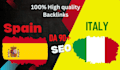 create high quality spain, italy dofollow backlinks, SEO link building