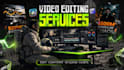 professionally edit videos, youtube vlogs instagram reels and tiktok ads