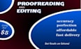 proofread academic documents in multiple languages to academic standards