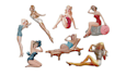 create pinup girls and cartoon illustration