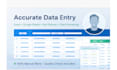 do accurate data entry, web research and excel data cleanup
