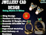 create custom 3d jewelry cad design using matrix and rhino