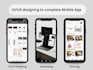 design and develop a clean UI UX flutter app for startups