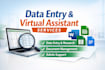 do accurate data entry and virtual assistant services
