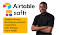 be a airtable expert, airtable database, softr expert, client portal